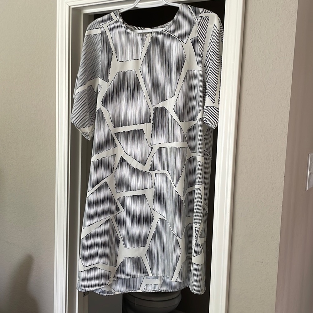 Mary square Print dress